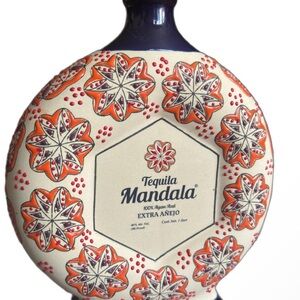 Tequila Mandala Ceramic Bottle